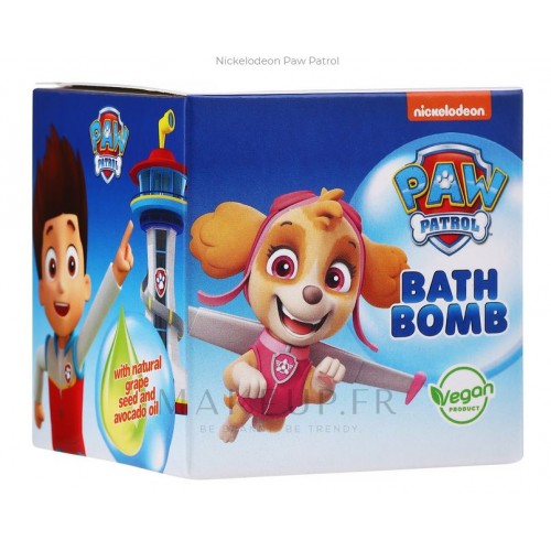 Bombe de bain effervescente Paw Patrol parfum Framboise