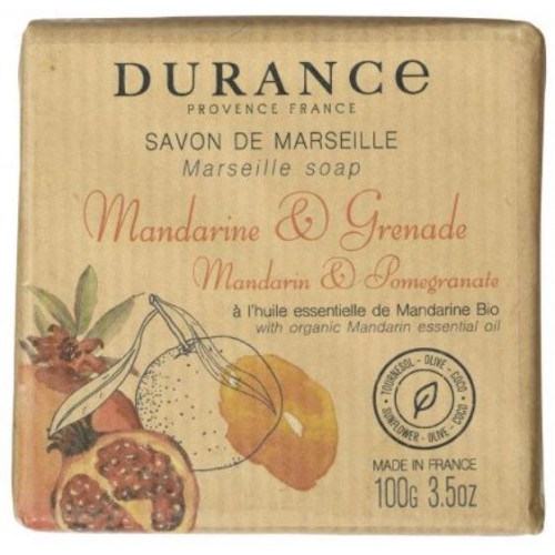 Savon solide Durance parfum Mandarine Grenade BIO...