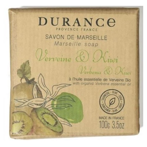 Savon solide Durance parfum Verveine Kiwi BIO 100 gr