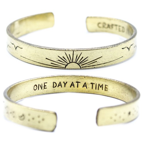Bracelets d'Inspiration Laiton - Soleil, Galaxie, Étoiles, Terre,