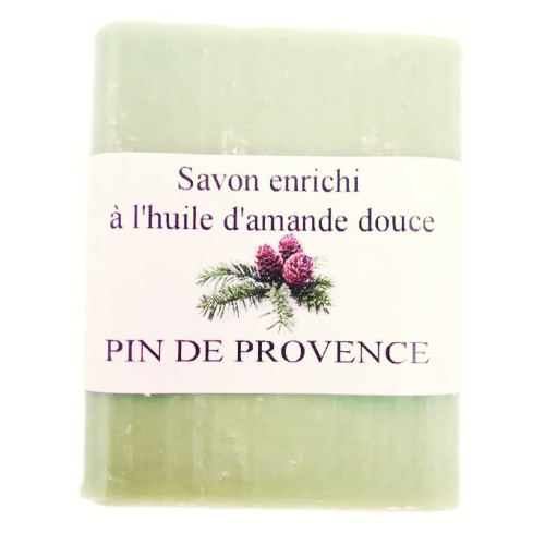 Savon de Gourdon artisanal à l'huile d'amande douce Pin de Provence