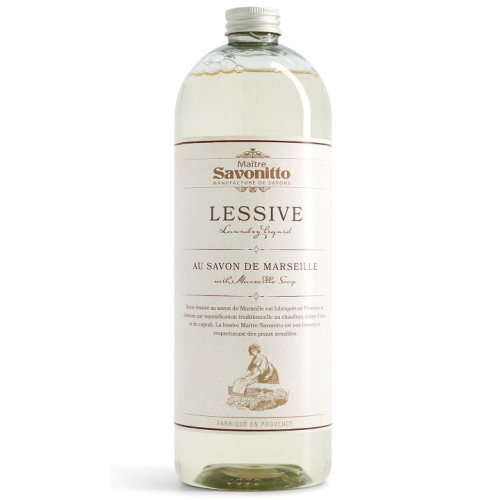 Savon Lessive liquide de Marseille à l'huile d'Olive.