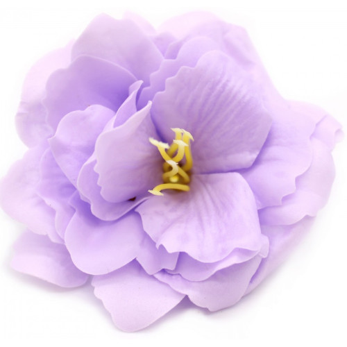 Fleur de savon Petite Pivoine parfumée couleur Violet (à l'unité)