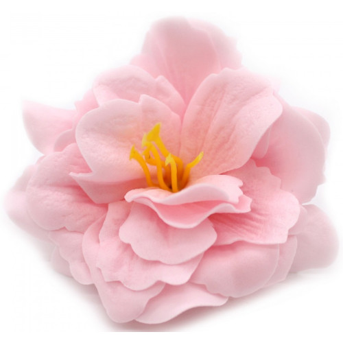 Fleur de savon Petite Pivoine parfumée couleur rose...