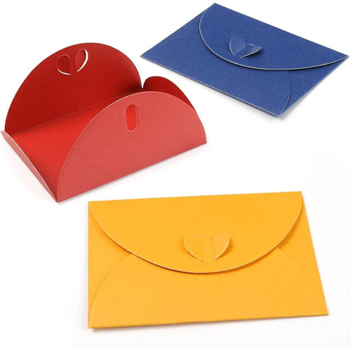 Mini Enveloppes Forme de Coeur ❤️ message personnalisé.